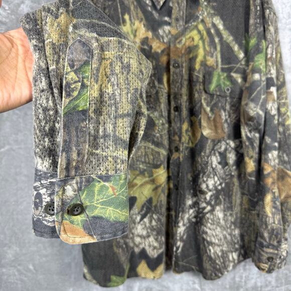 Cabelas Button Shirt L/S‎ Mens XL Camouflage - Picture 4 of 15